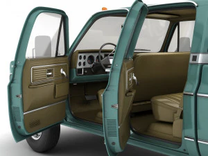 Generic Pickup Truck 9 3D Model