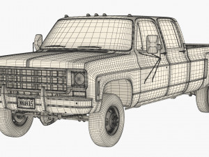 Generic Pickup Truck 9 3Dモデル