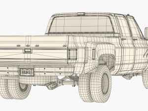 Generic Pickup Truck 9 3Dモデル