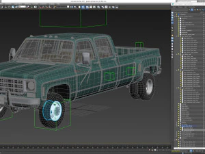 Generic Pickup Truck 9 3D Model