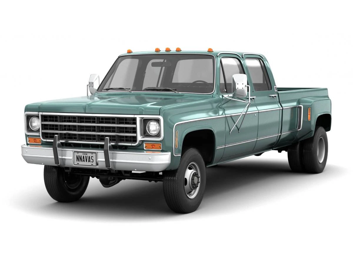 Generic Pickup Truck 9 3D Model .c4d .max .obj .3ds .fbx .stl .blend 