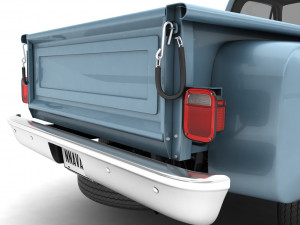 generic step side pickup truck 10 3D Model