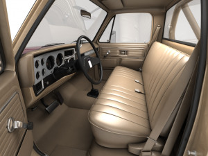 generic 4wd stepside pickup truck 11 Model 3D