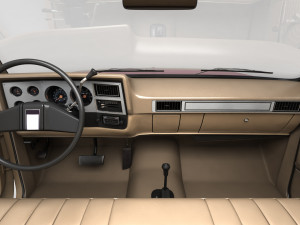generic 4wd stepside pickup truck 11 Model 3D