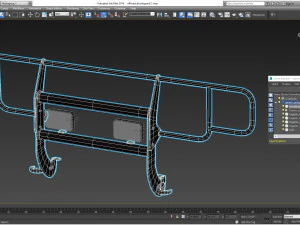off road brush guard 1 3D Model
