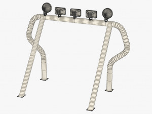 off road roll bar 1 3D 모델