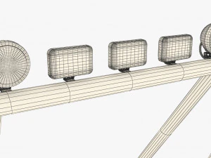 off road roll bar 1 3D Model