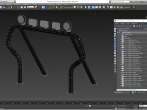 off road roll bar 1 3D 모델