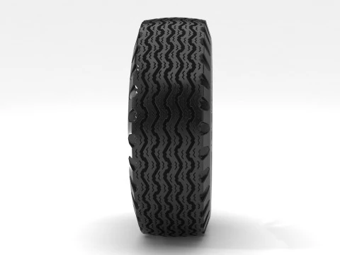 Off road wheel and tire 12 3D Model