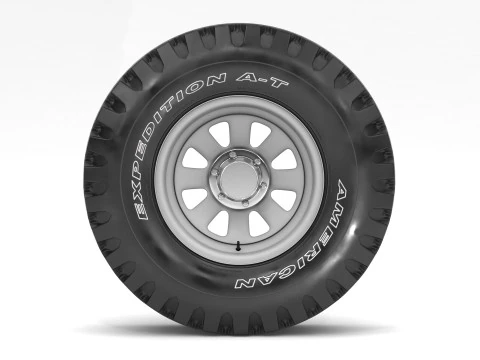Off road wheel and tire 12 3D Model