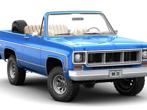 Generic Convertible SUV 12 Model 3D