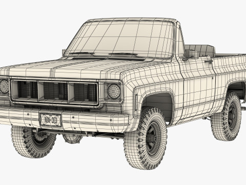 Generic Convertible SUV 12 Model 3D