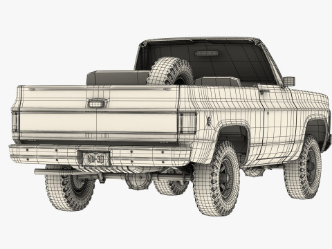 Generic Convertible SUV 12 Model 3D