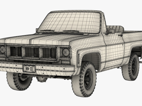 Generic Convertible SUV 12 Model 3D
