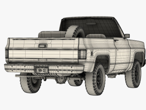 Generic Convertible SUV 12 Model 3D