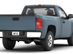 Generic pickup truck 13 3D Model