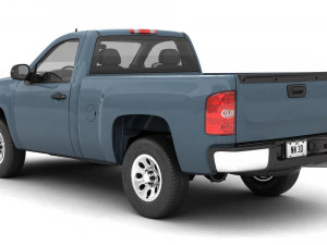 Generic pickup truck 13 3D Model