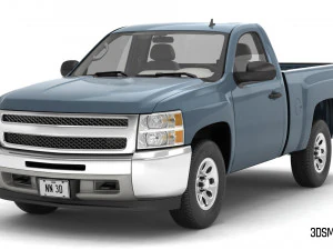 Generic pickup truck 13 3D Model
