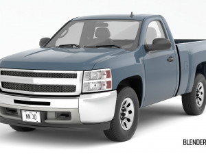 Generic pickup truck 13 Modelo 3D