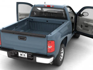 Generic pickup truck 13 3D Model