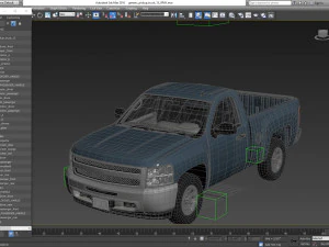 Generic pickup truck 13 3D Model