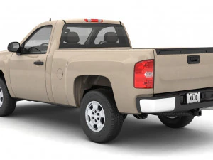 Generic pickup truck 14 3D Model