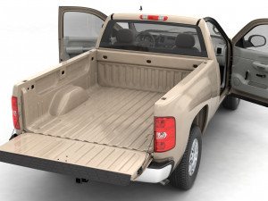 Generic pickup truck 14 Model 3D