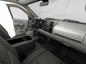 Generic pickup truck 14 Model 3D