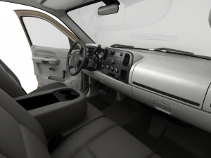 Generic pickup truck 14 3D Model