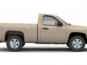 Generic pickup truck 14 Model 3D