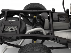 Generic pickup truck 14 Model 3D