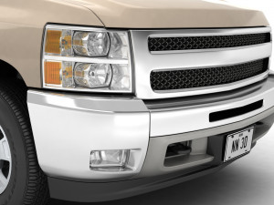 Generic pickup truck 14 Model 3D