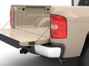 Generic pickup truck 14 Model 3D