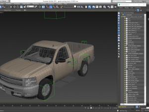 Generic pickup truck 14 Model 3D