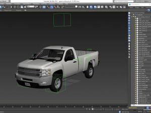 Generic hd pickup truck 15 3D 模型