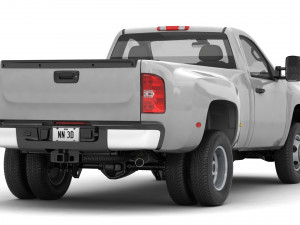 Generic dually pickup truck 16 3D 모델