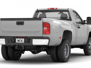 Generic dually pickup truck 16 3D Model