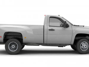Generic dually pickup truck 16 3D Model