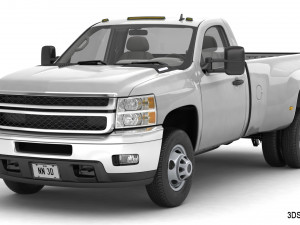 Generic dually pickup truck 16 3D 모델