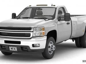 Generic dually pickup truck 16 3D Model