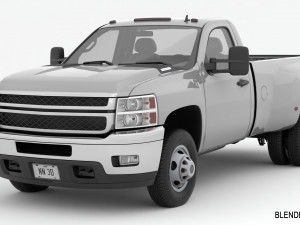 Generic dually pickup truck 16 3D 모델
