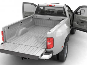 Generic dually pickup truck 16 3D Model