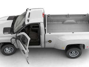 Generic dually pickup truck 16 3D 모델