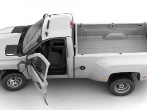 Generic dually pickup truck 16 3D Model