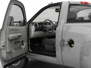 Generic dually pickup truck 16 3D Model
