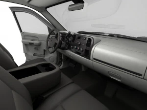 Generic dually pickup truck 16 3D Model