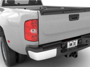 Generic dually pickup truck 16 3D 모델