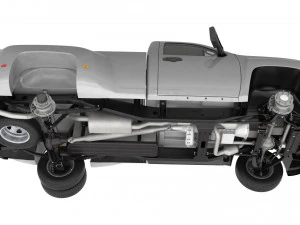Generic dually pickup truck 16 3D Model