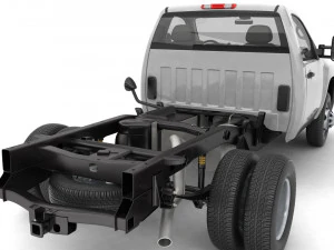 Generic dually pickup truck 16 3D Model