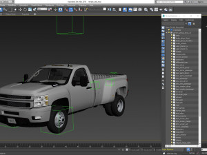 Generic dually pickup truck 16 3D 모델